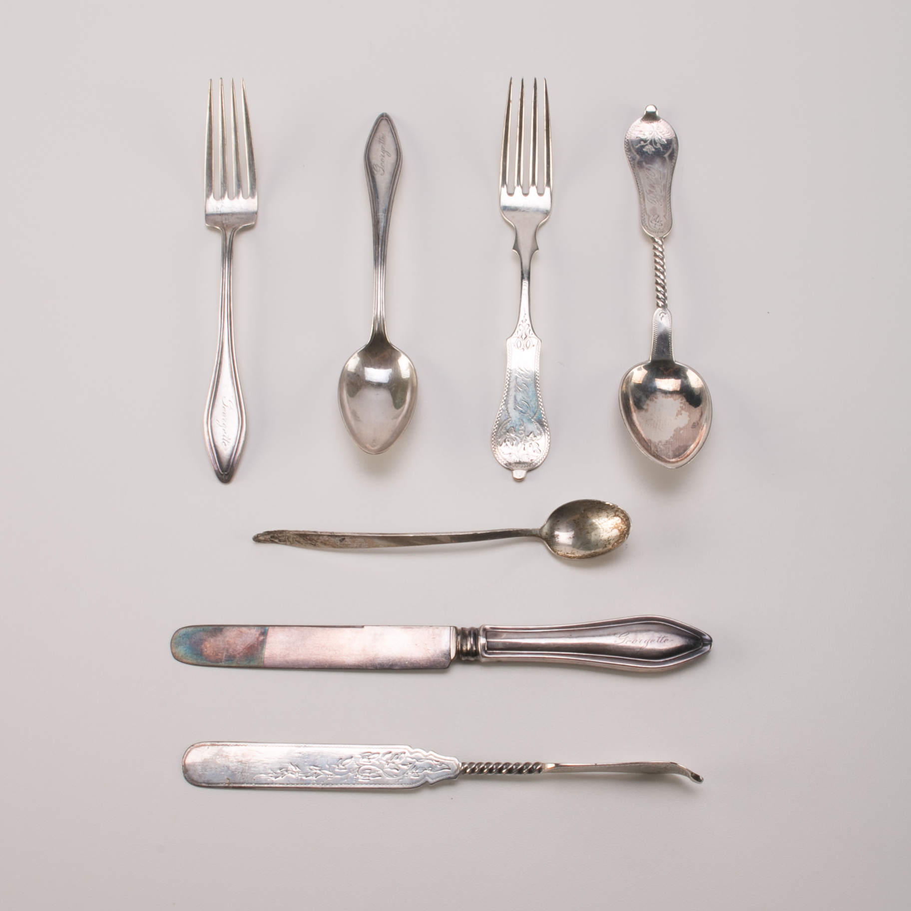 Assorted Sterling Flatware