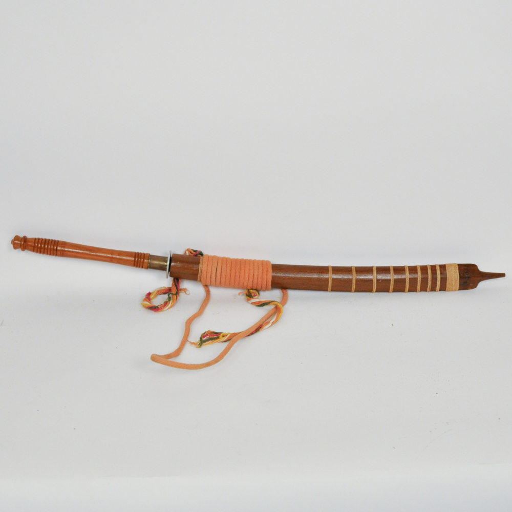 Thai Dha-Shay Sword with Cherry Colored Sheath