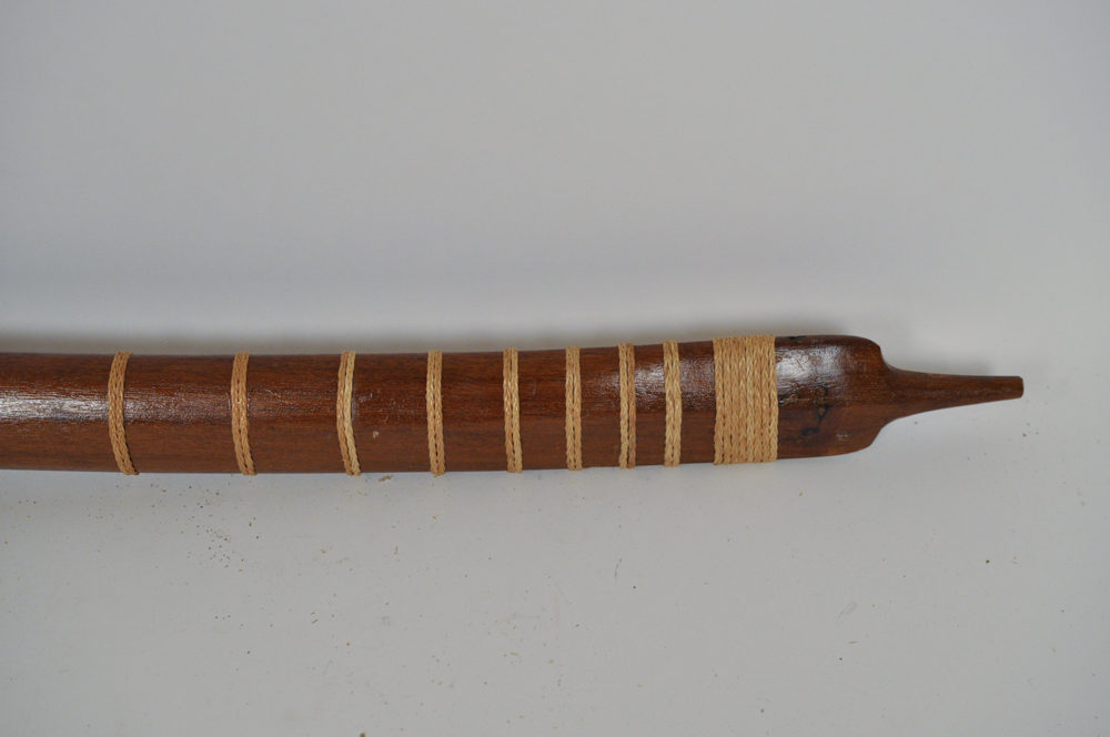 Thai Dha-Shay Sword with Cherry Colored Sheath