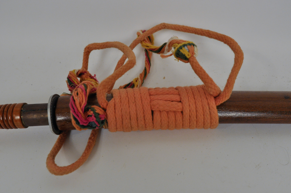 Thai Dha-Shay Sword with Cherry Colored Sheath