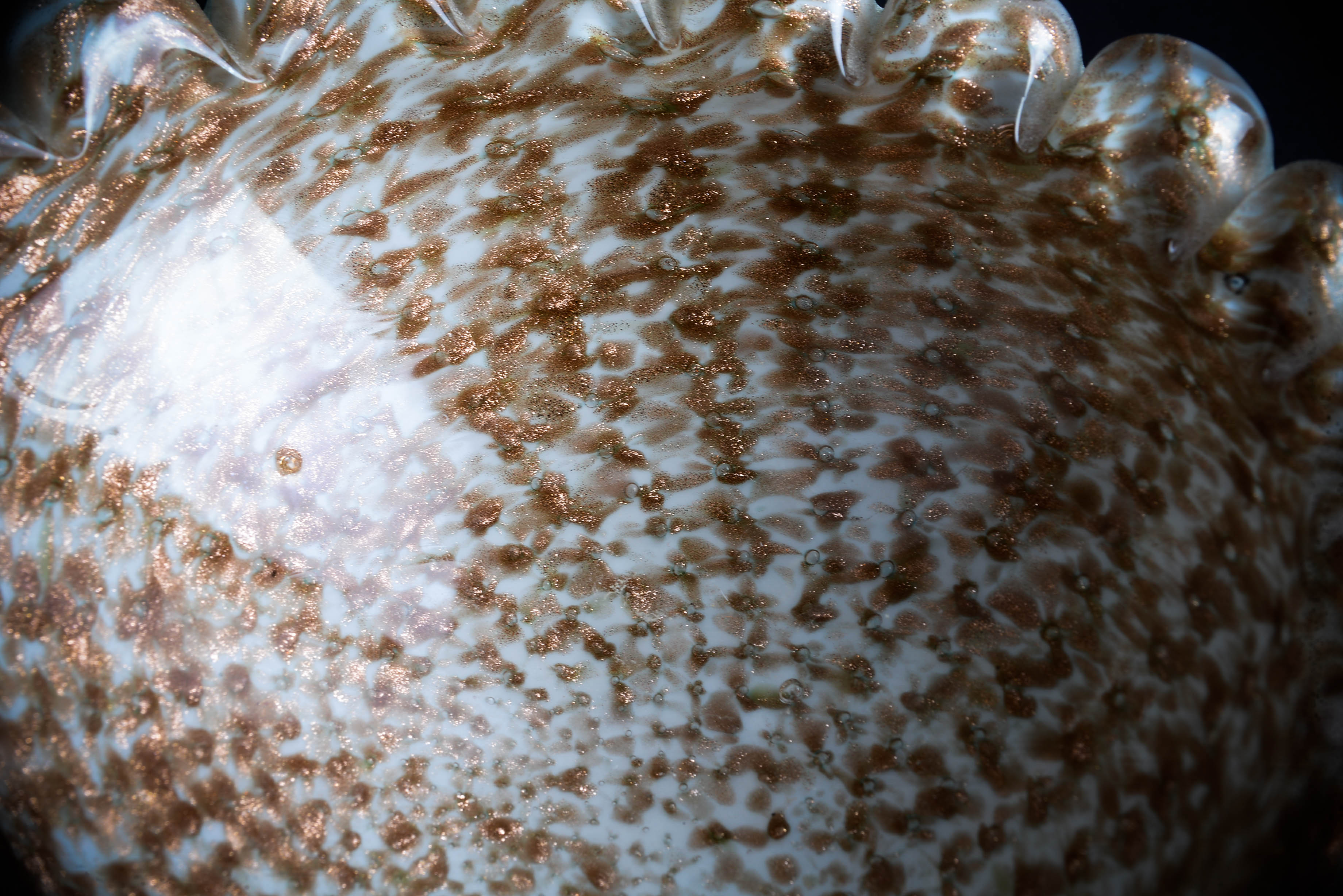 Vintage Glass Shell Ash Reiciver