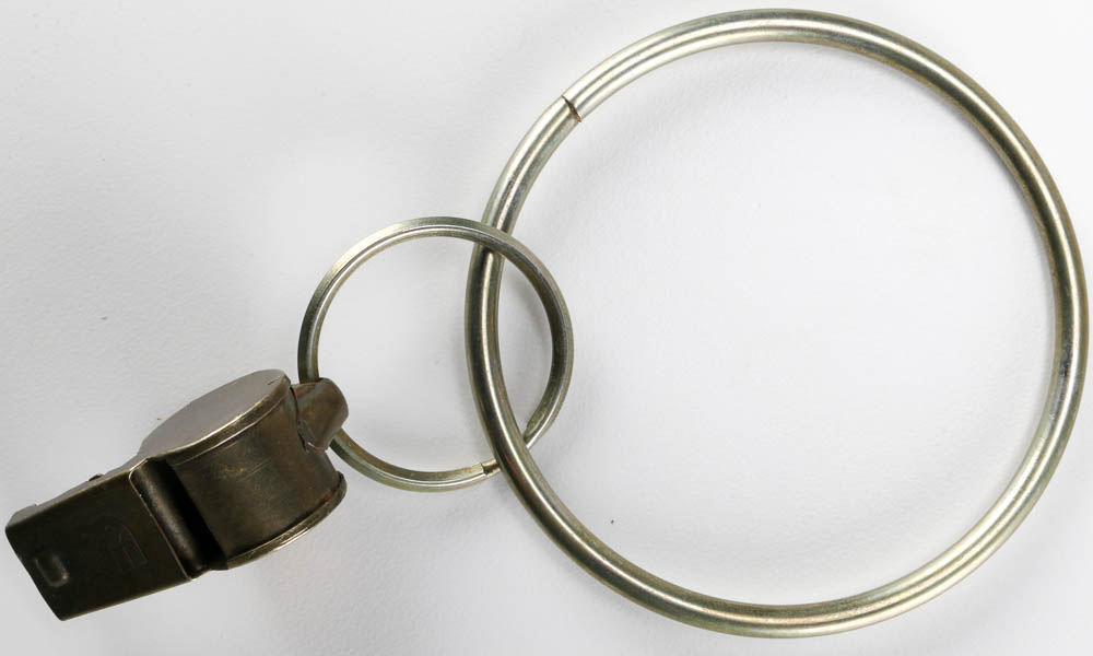 Reproduction Great Western Rail Road Company Brass Bell and Whistle