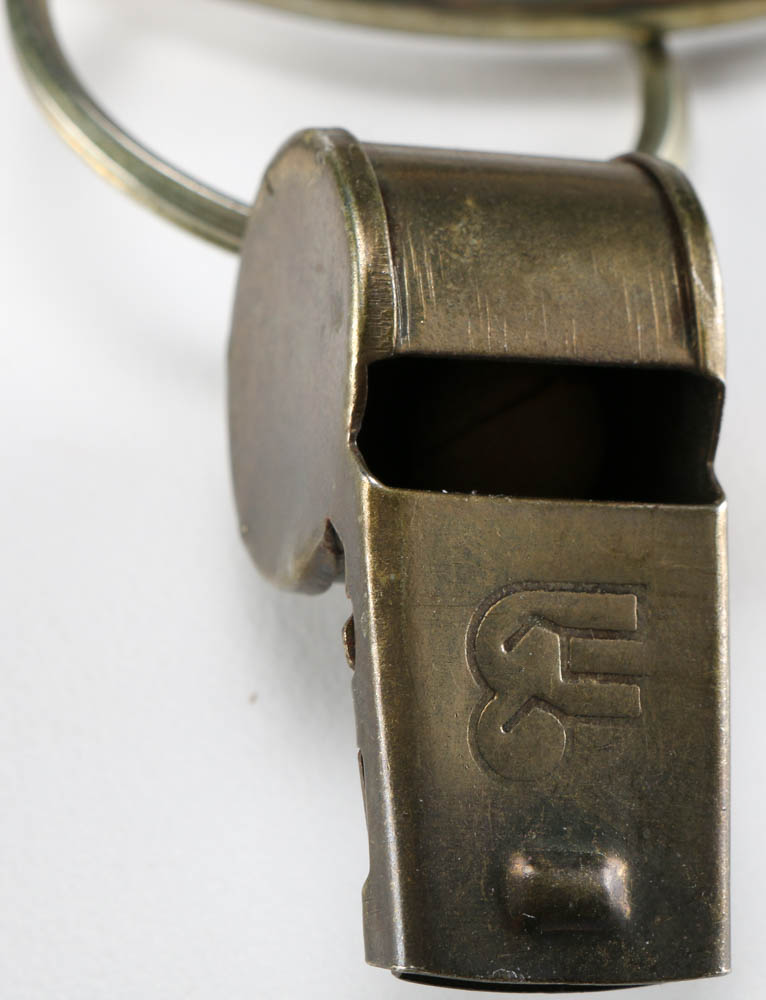 Reproduction Great Western Rail Road Company Brass Bell and Whistle