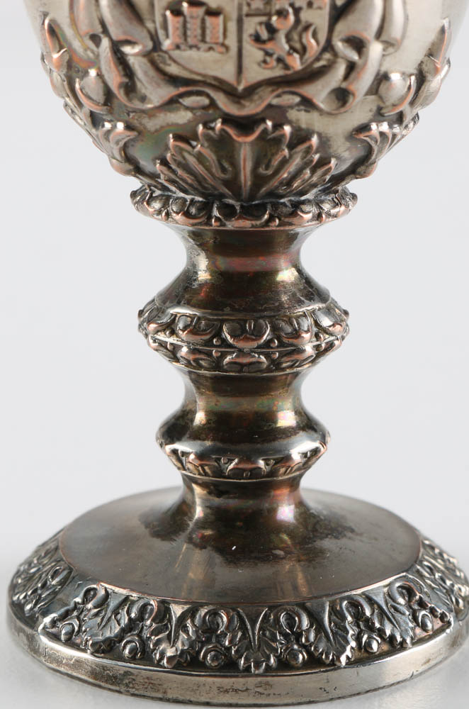 Four Silver Corbell & Co. Plate Goblets