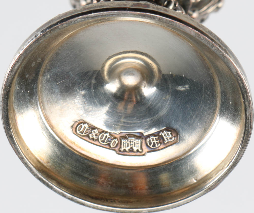 Four Silver Corbell & Co. Plate Goblets