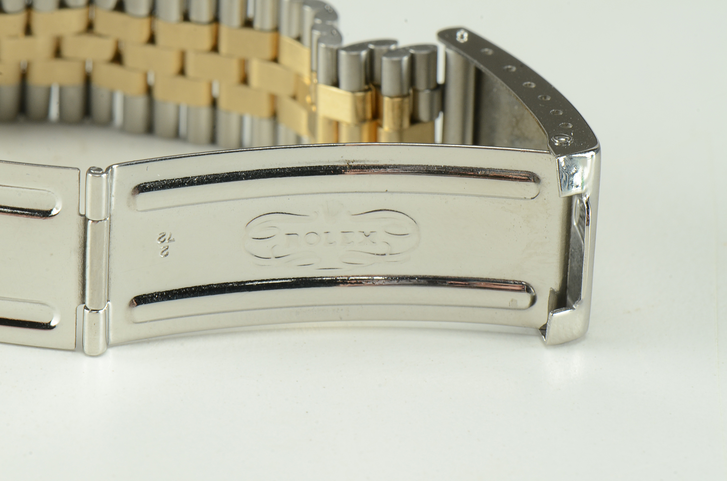 Men's Rolex Datejust 14K Yellow Gold and Steel 36mm Automatic Champagne Index Dial Watch