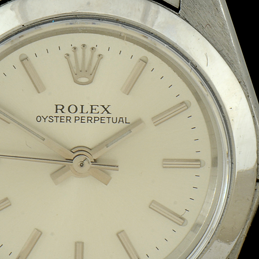 Women's Rolex Oyster Perpetual Steel Silver Index Automatic Watch