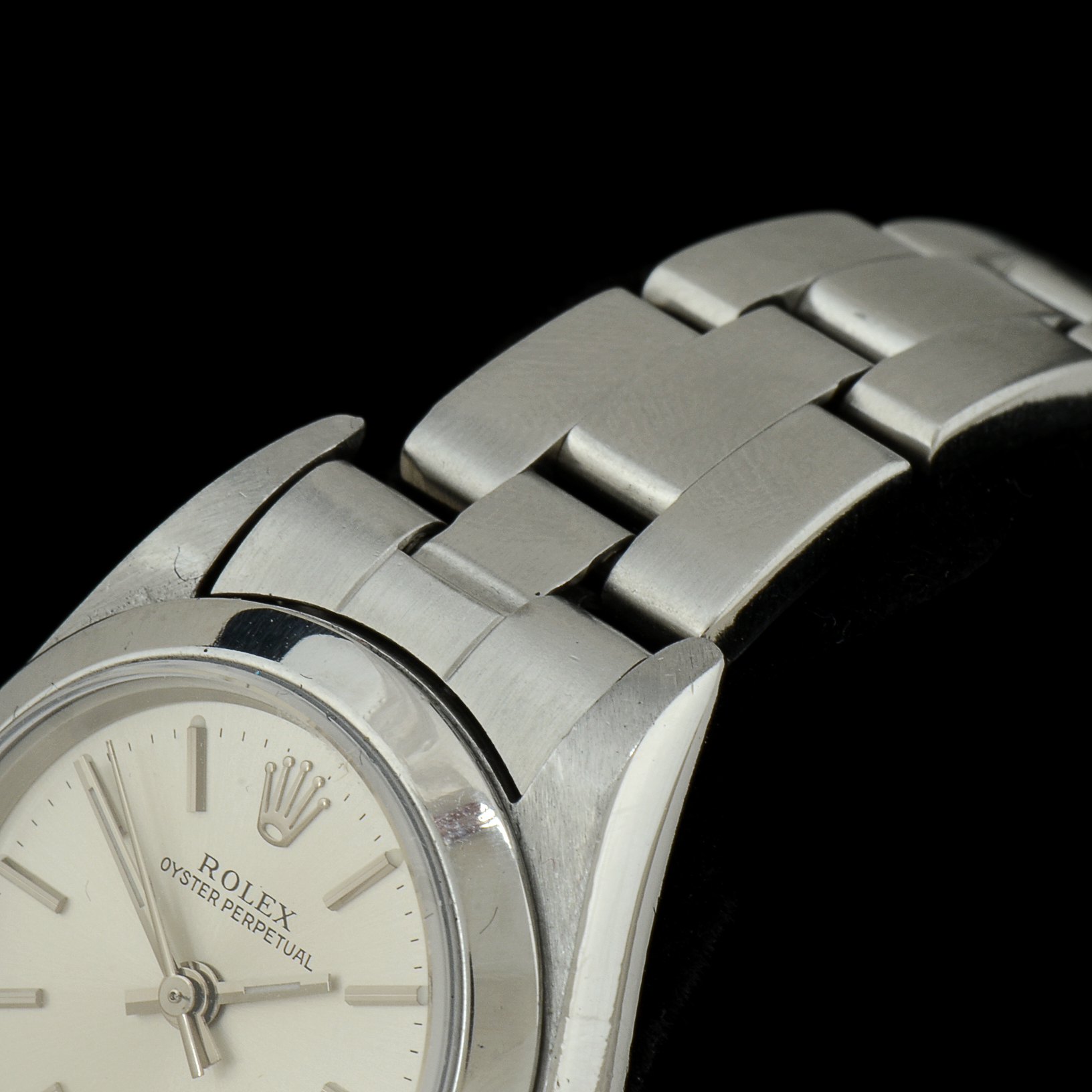 Women's Rolex Oyster Perpetual Steel Silver Index Automatic Watch