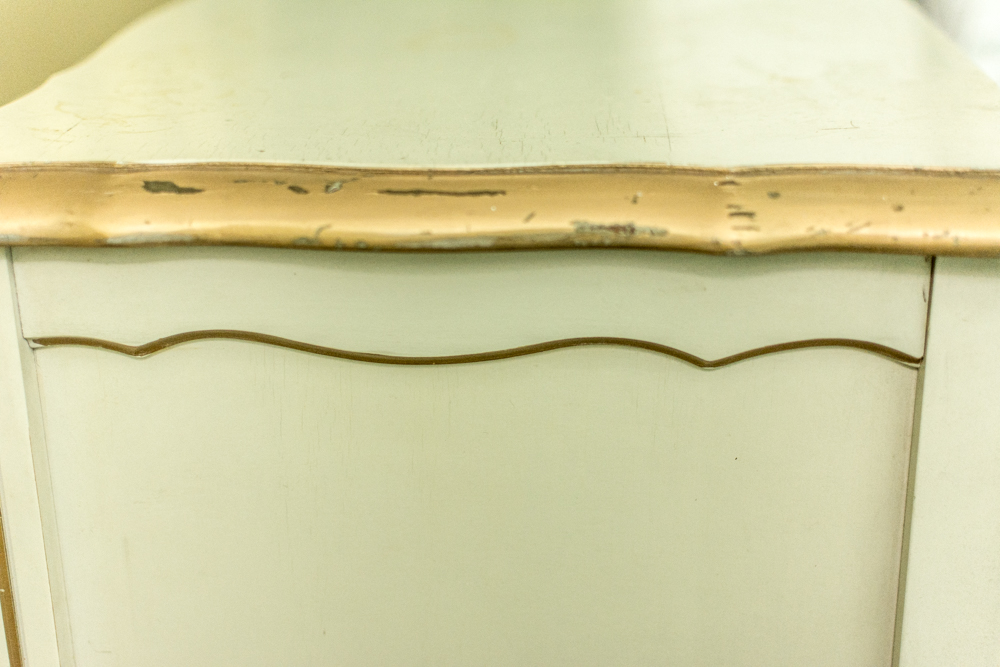 Vintage French Provincial Style Jewelry Armoire