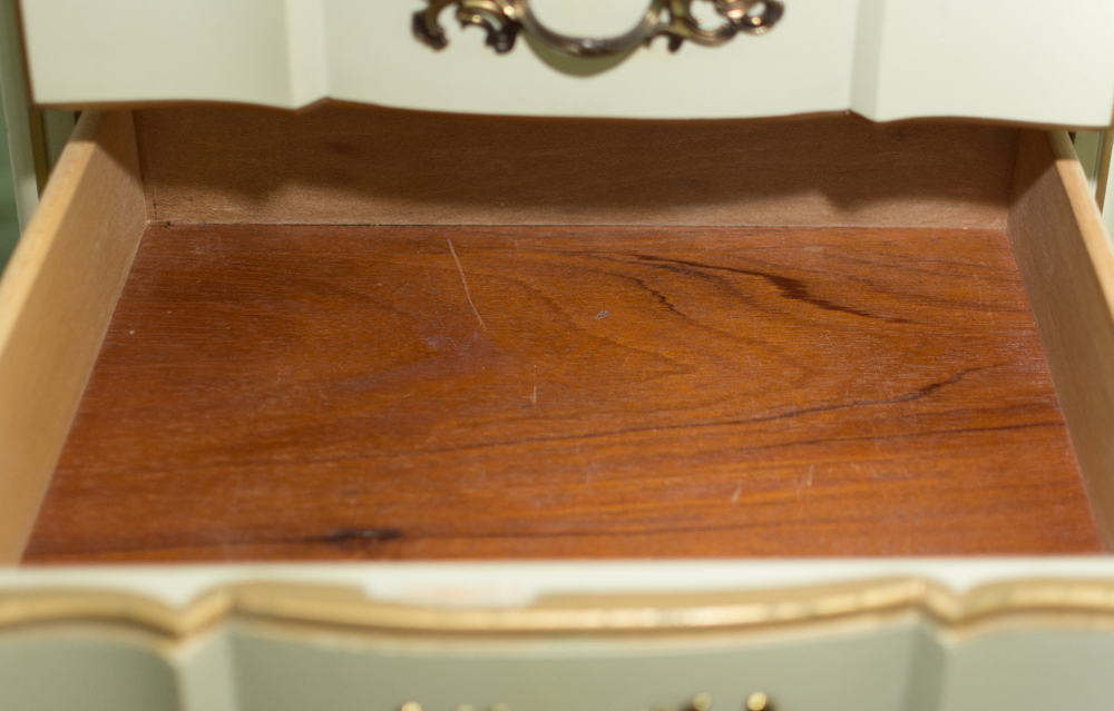 Vintage French Provincial Style Jewelry Armoire