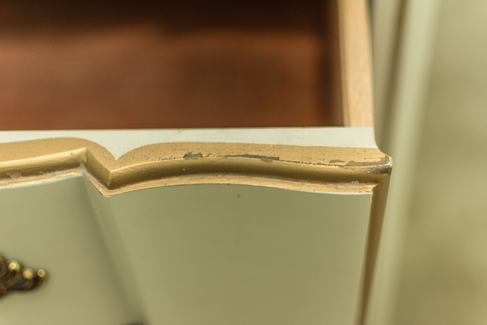 Vintage French Provincial Style Jewelry Armoire