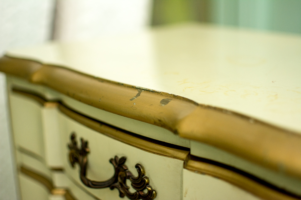 Vintage French Provincial Style Jewelry Armoire