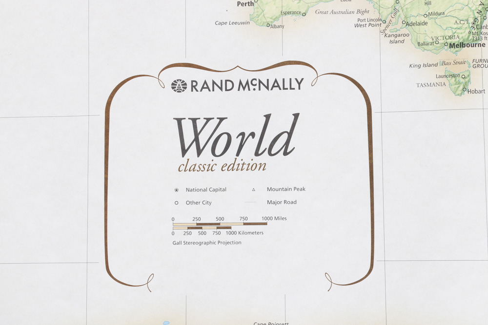 Rand McNally World Map