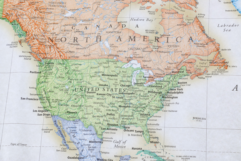 Rand McNally World Map