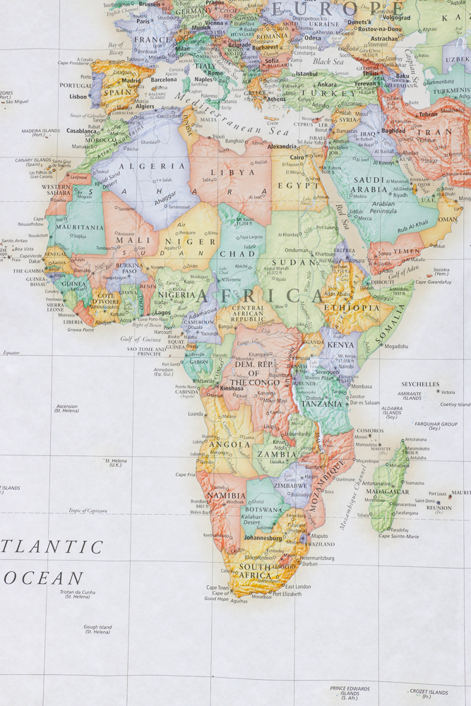 Rand McNally World Map