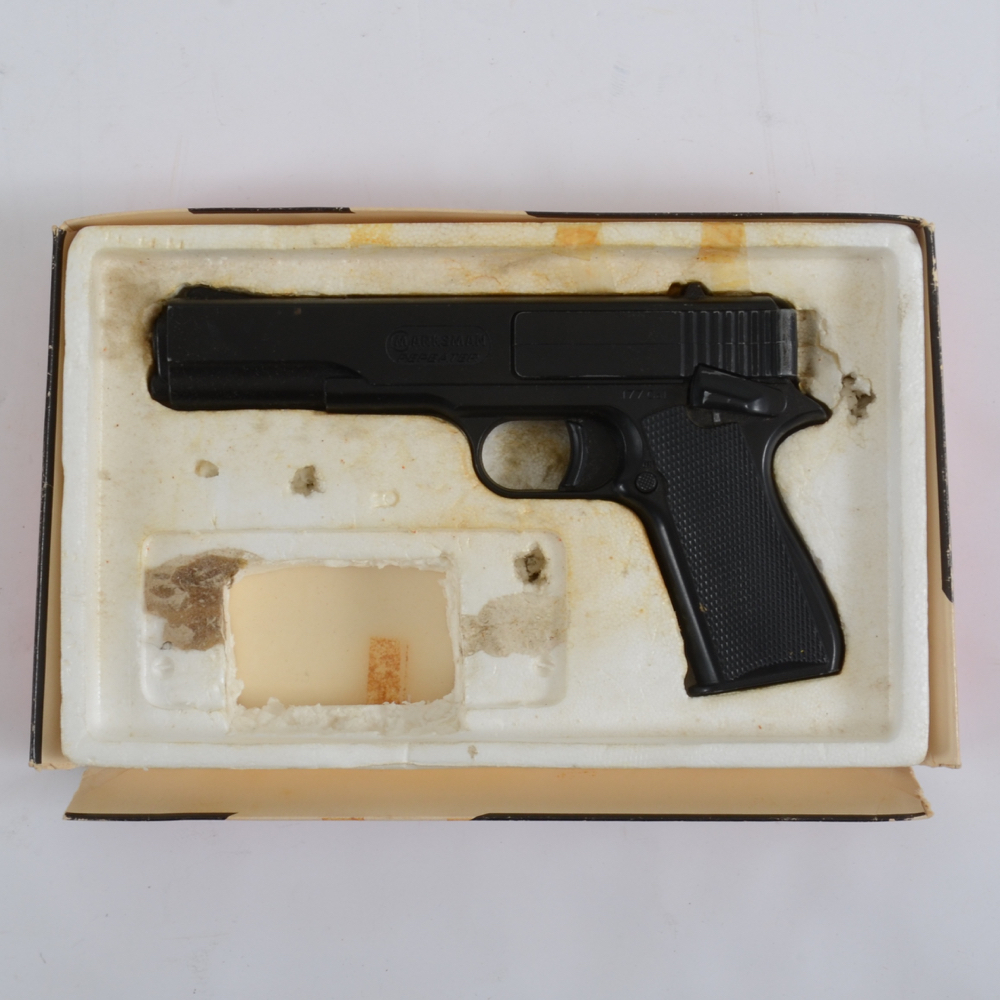 Vintage Marksman Repeater Air Pistol and Daisy Model 25 BB Gun