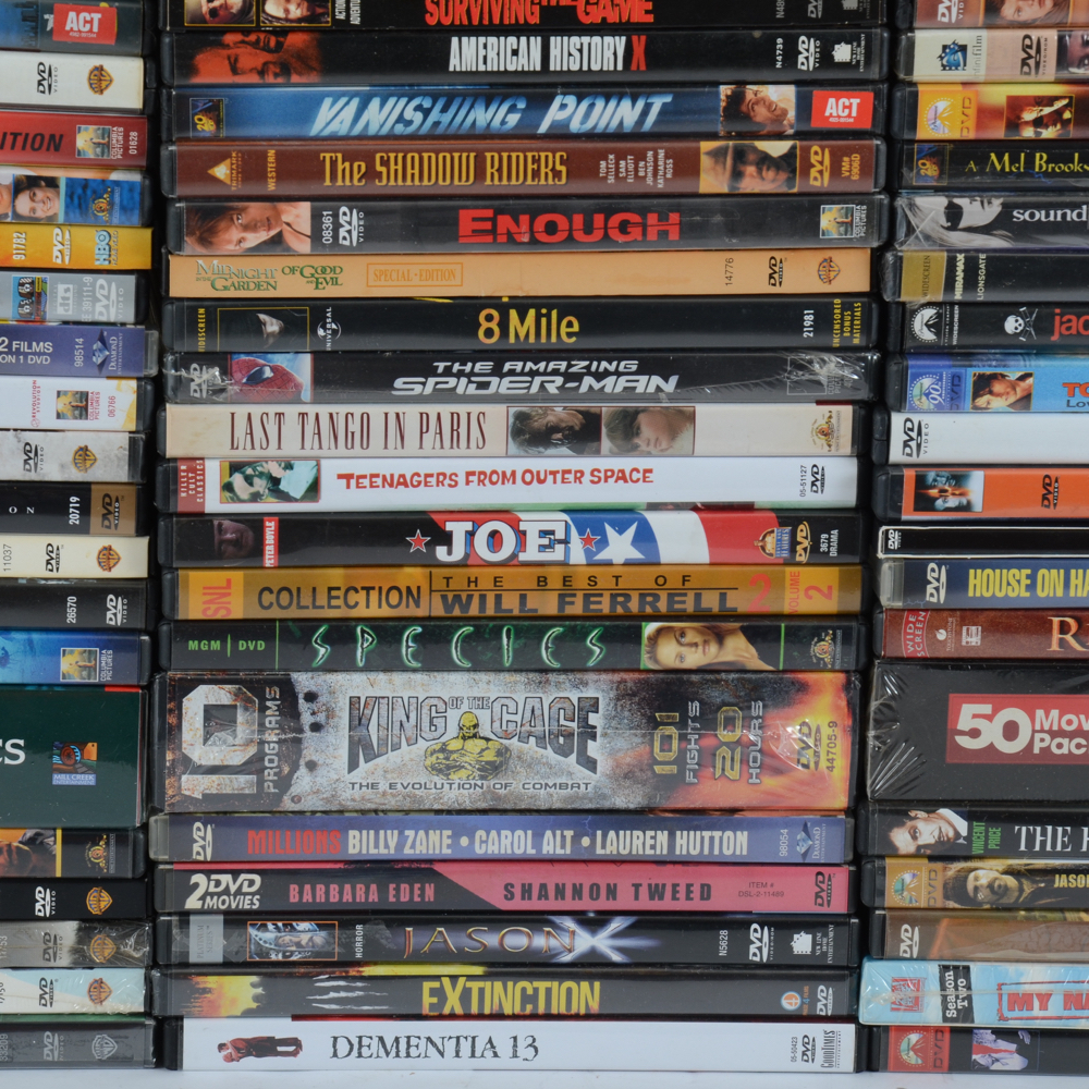 Classic Film, Feature Film, Music and Horror Film DVD Collection