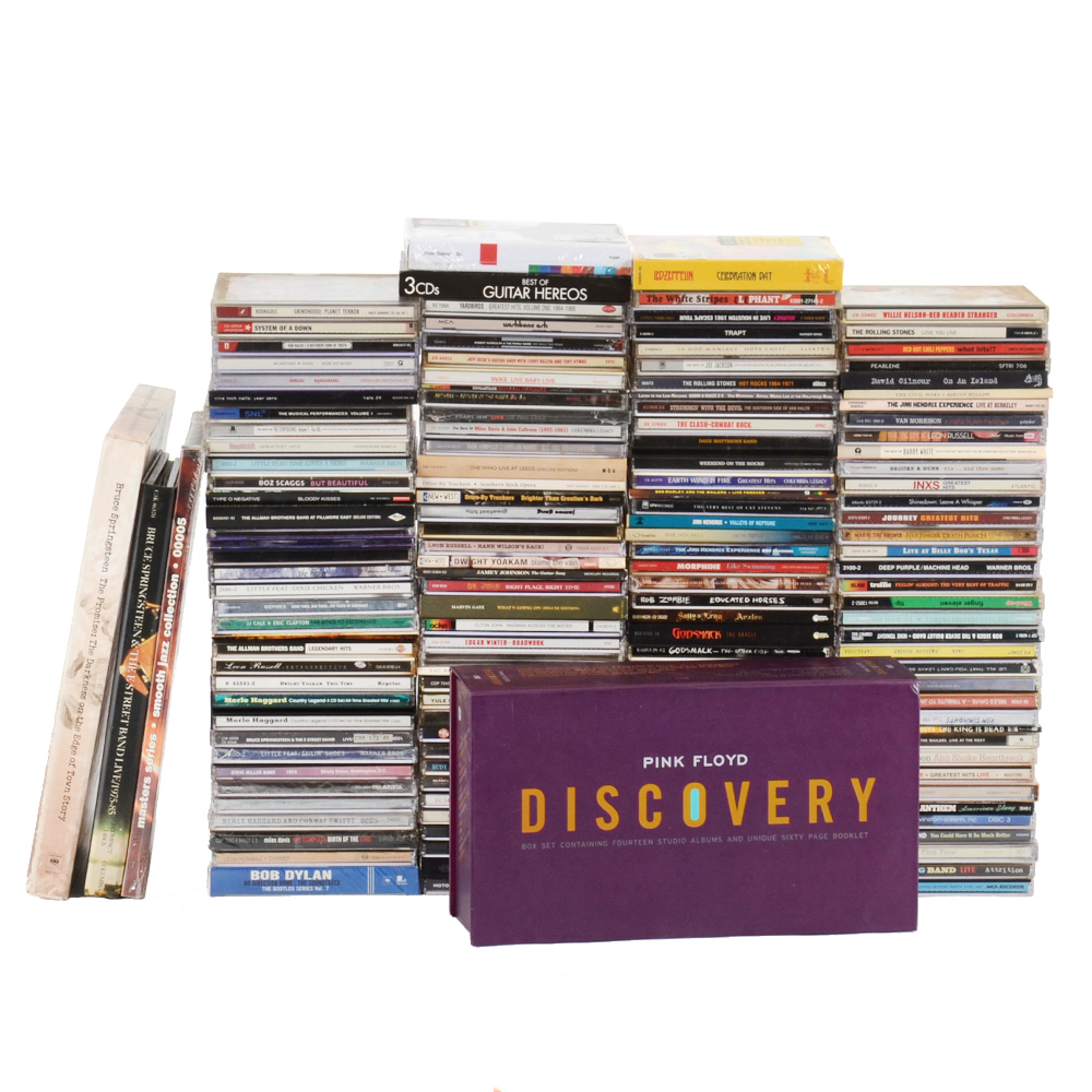 Classic Rock and Pop Box Sets and CDs Incl. Pink Floyd, Many More