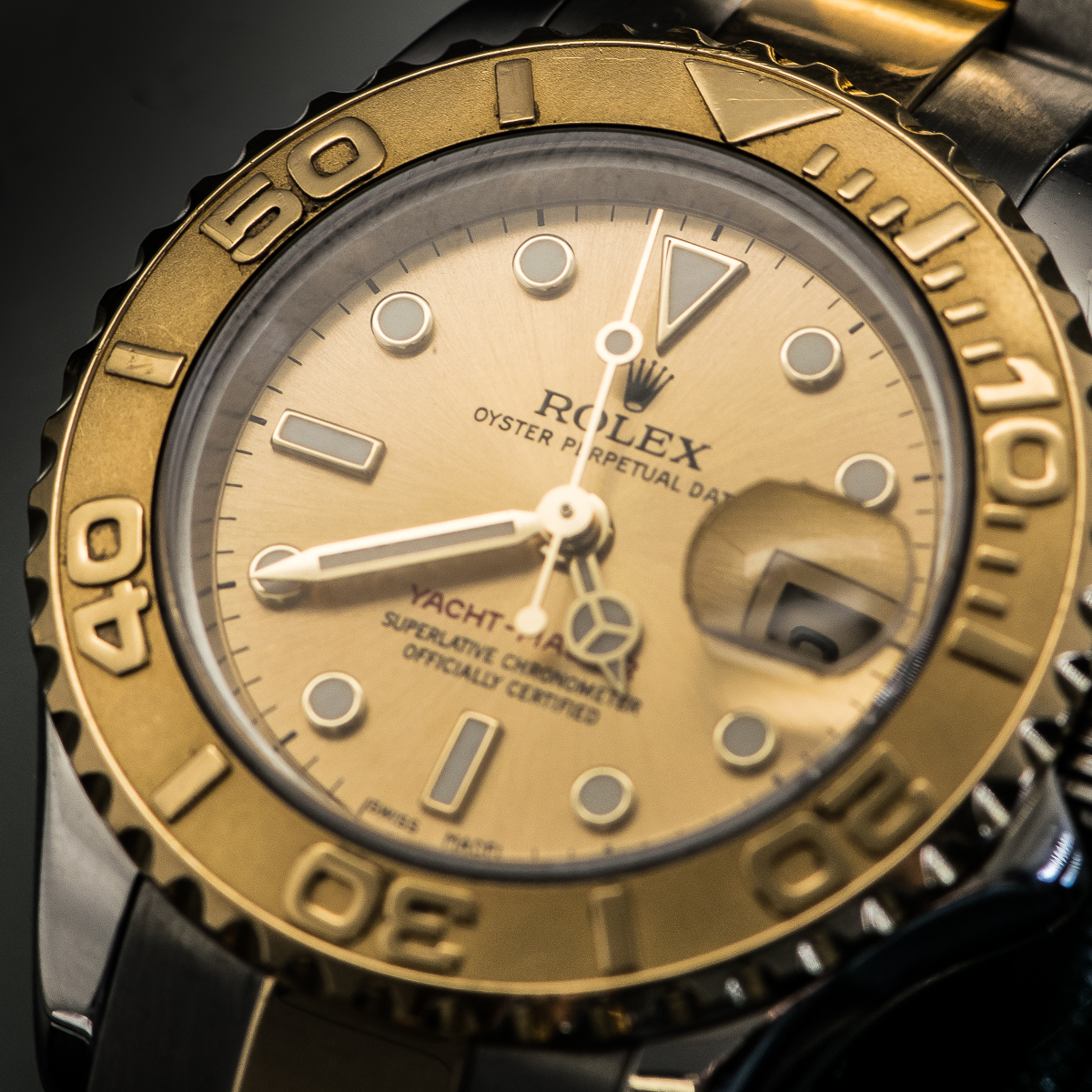 Women's Rolex Yacht-Master 18k Yellow Gold and Stainless Steel Watch