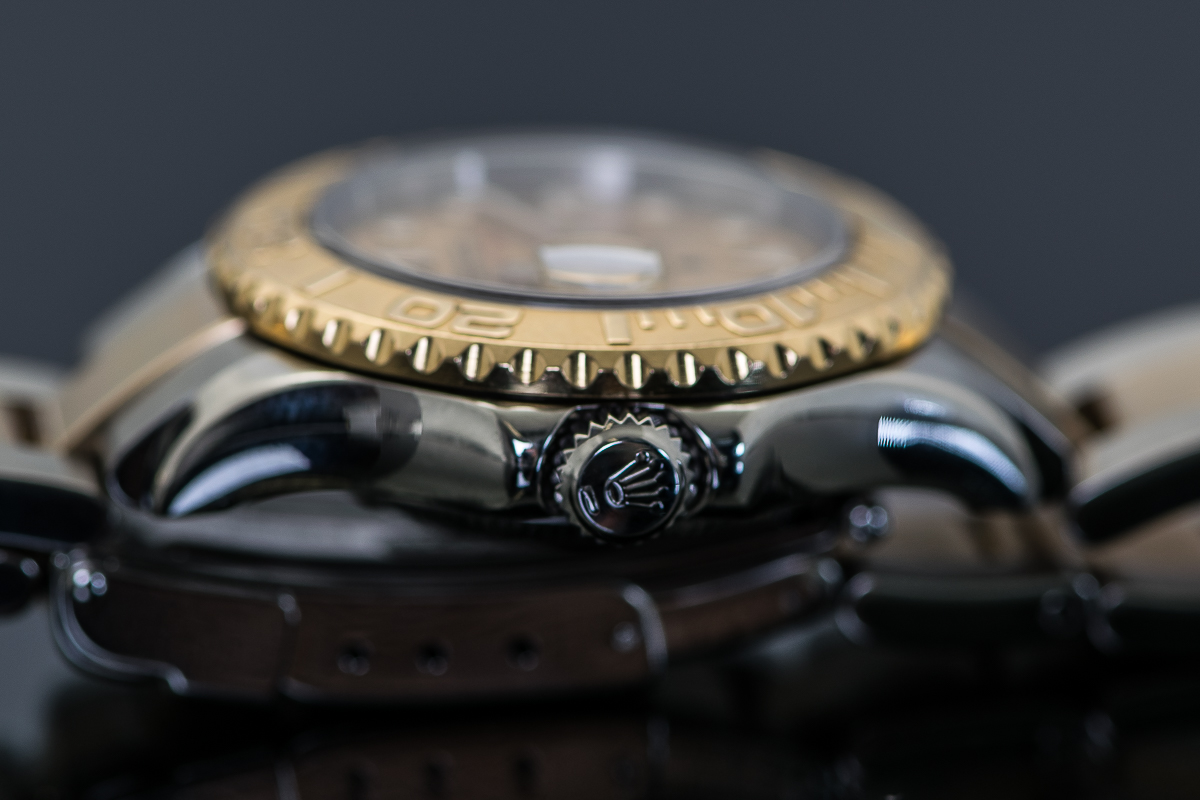 Women's Rolex Yacht-Master 18k Yellow Gold and Stainless Steel Watch