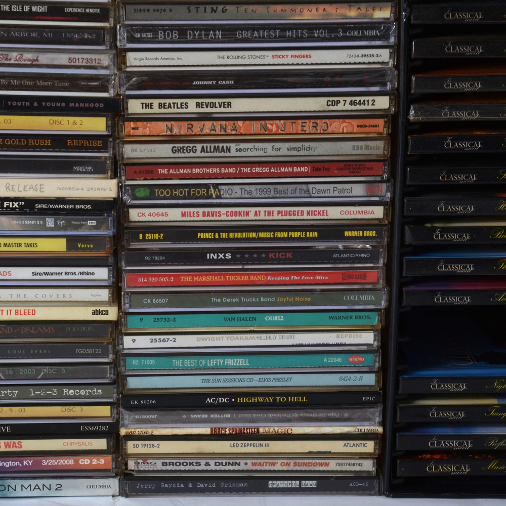Over Eighty Classic Rock and Pop CDs