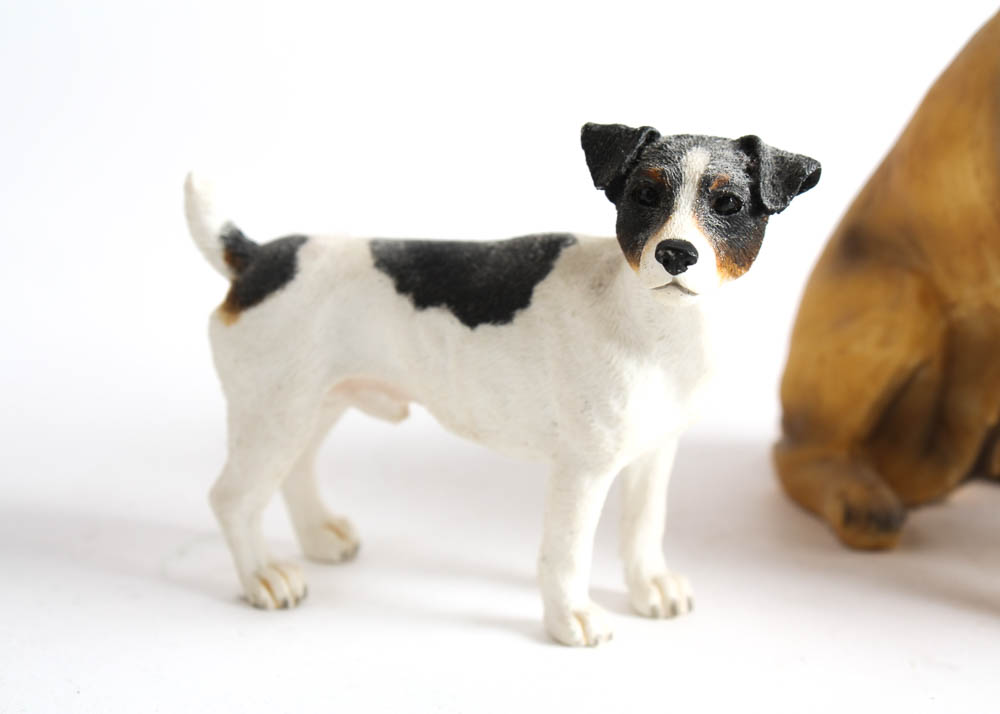 Collection of Small Vintage Dog Figurines