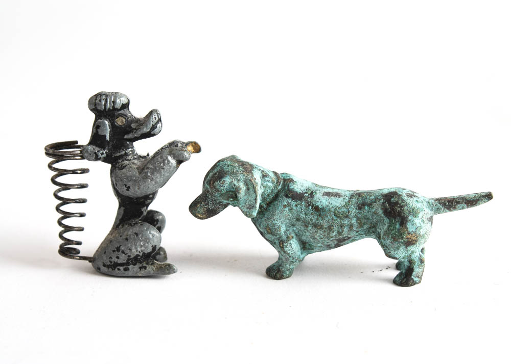 Collection of Small Vintage Dog Figurines