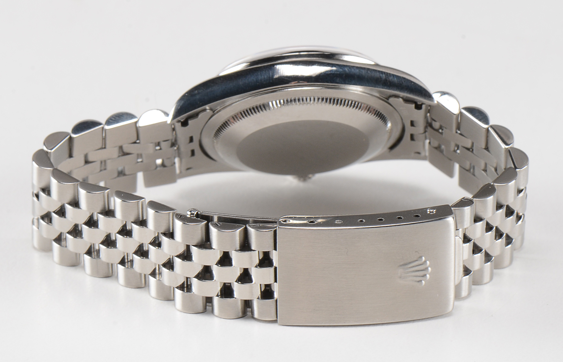 Men's Rolex Datejust Stainless Steel 16200 36mm Silver Index Jubilee Watch