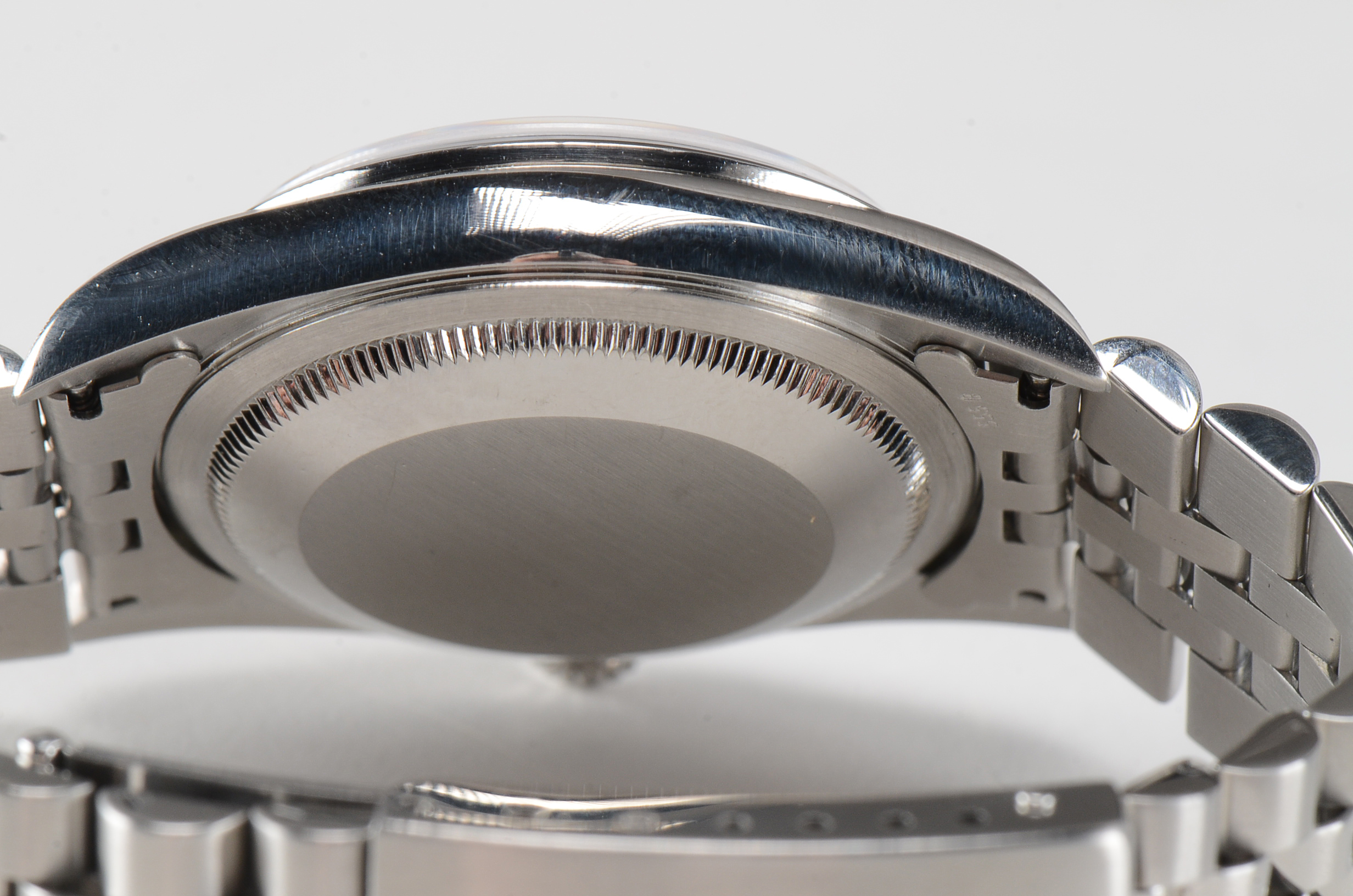 Men's Rolex Datejust Stainless Steel 16200 36mm Silver Index Jubilee Watch