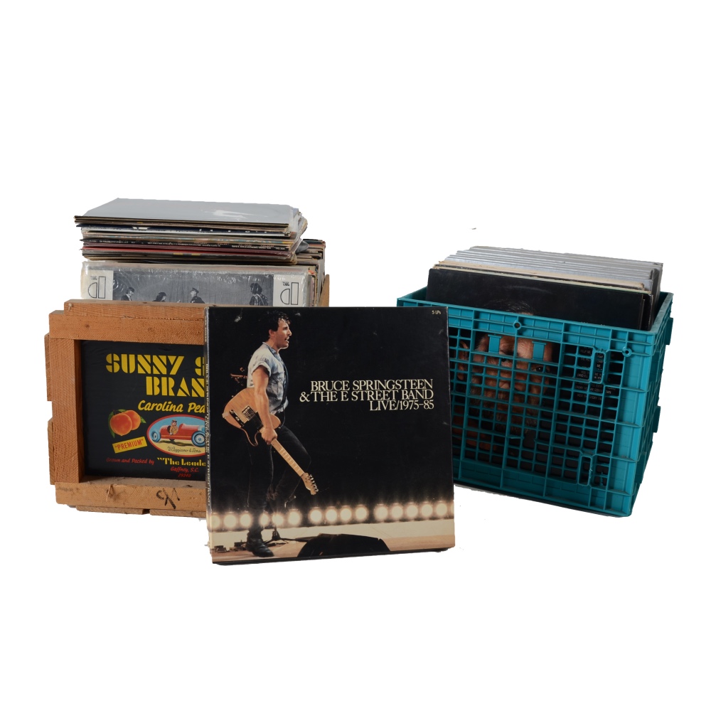 Collection of  144 Vinyl Records