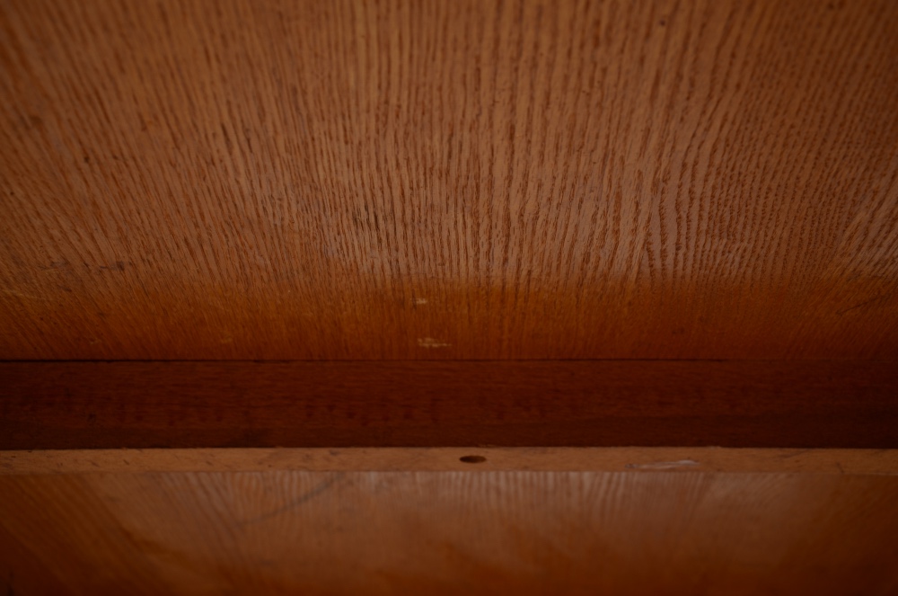 Oak School or Library Table