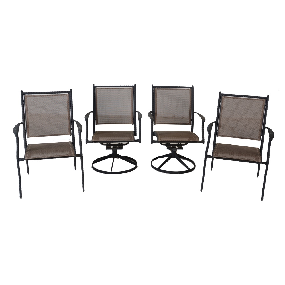 Black Metal Patio Chairs
