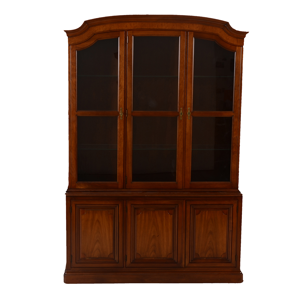 Kindel Furniture Two-Piece Lighted China Cabinet