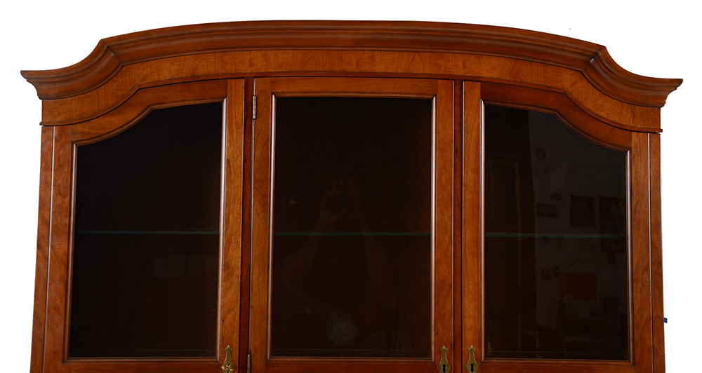 Kindel Furniture Two-Piece Lighted China Cabinet