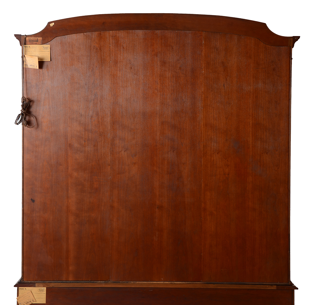 Kindel Furniture Two-Piece Lighted China Cabinet