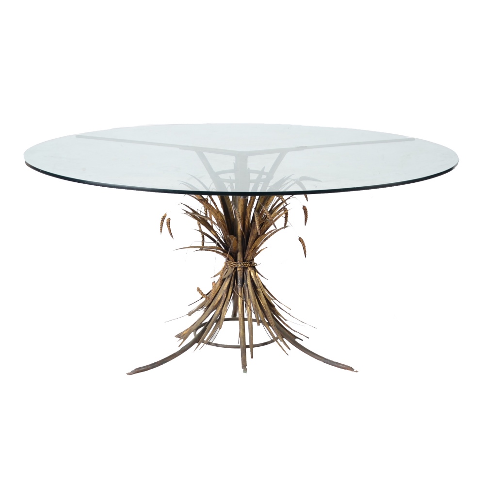 Glass Top Dining Table