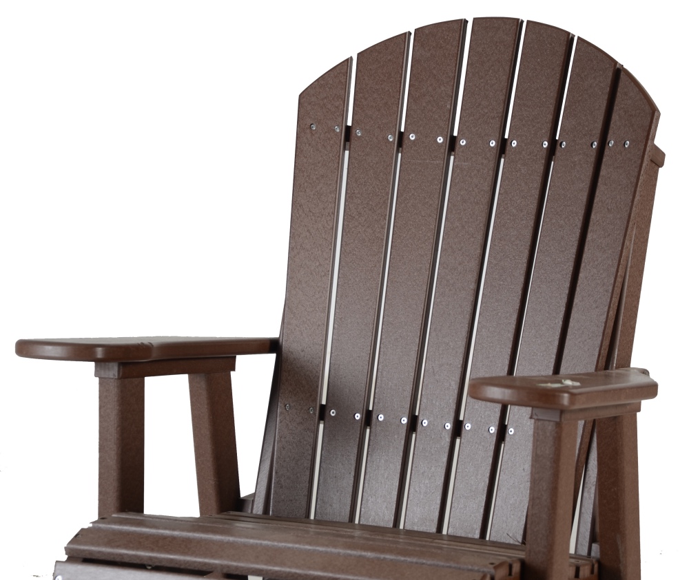 Luxcraft Adirondack Glider and Footstool