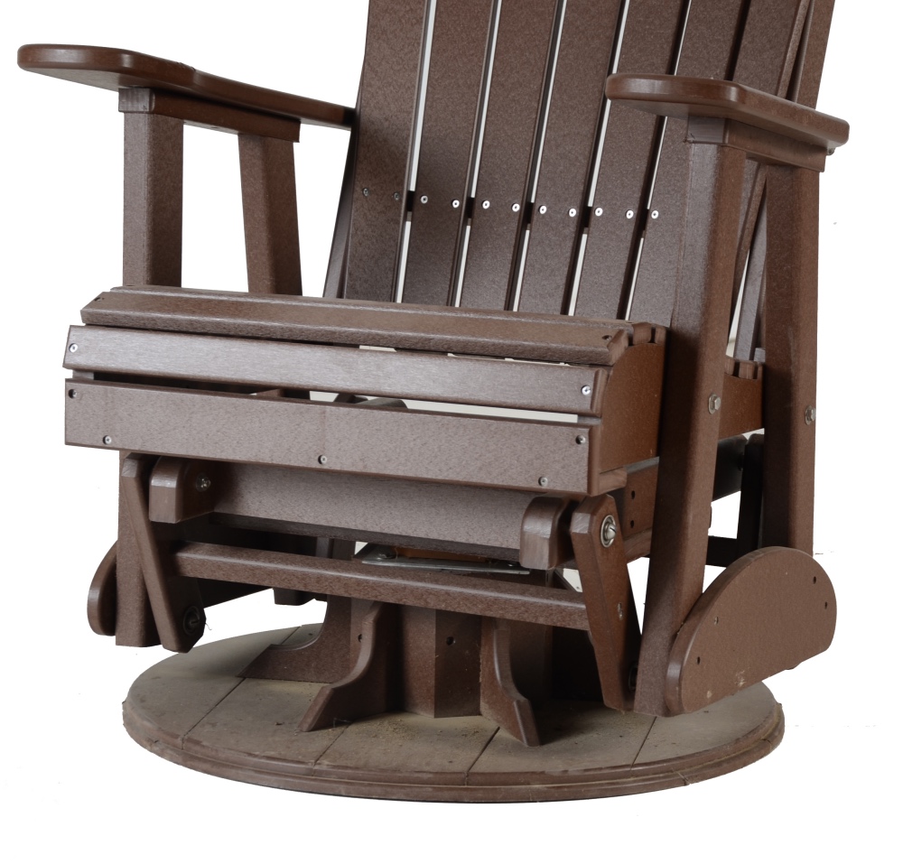 Luxcraft Adirondack Glider and Footstool