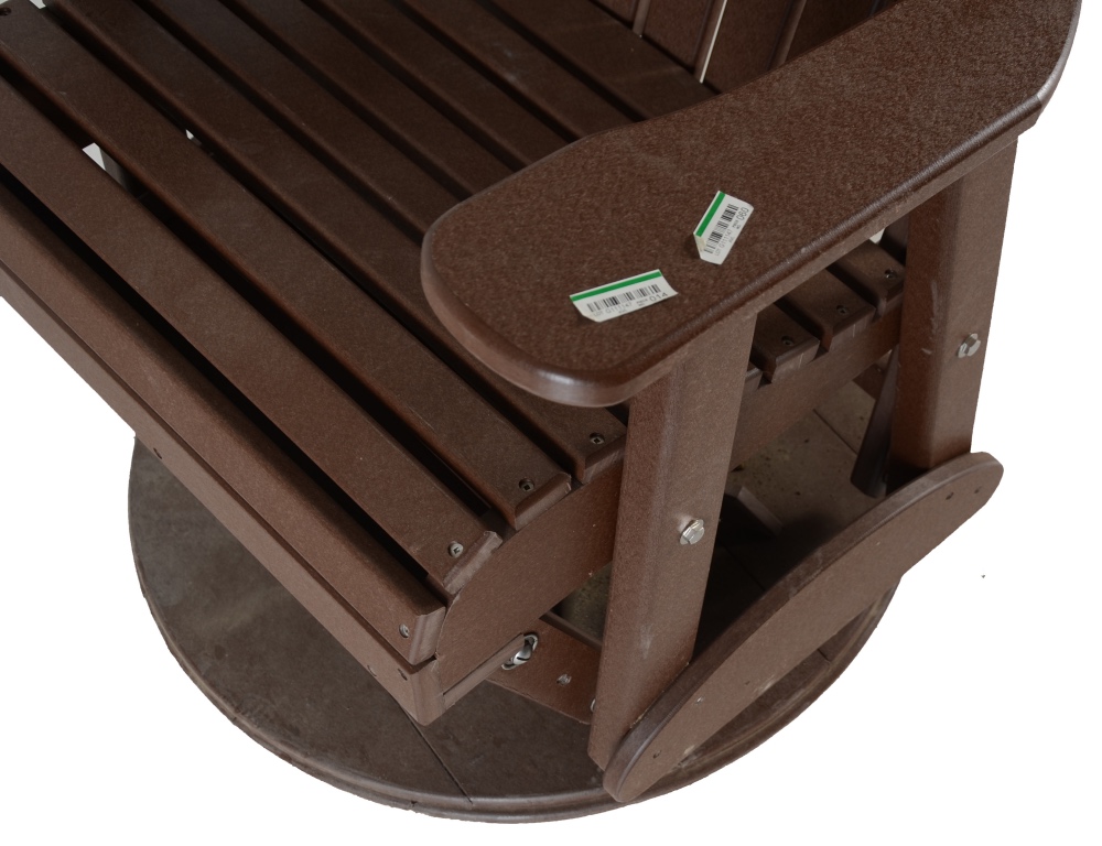 Luxcraft Adirondack Glider and Footstool