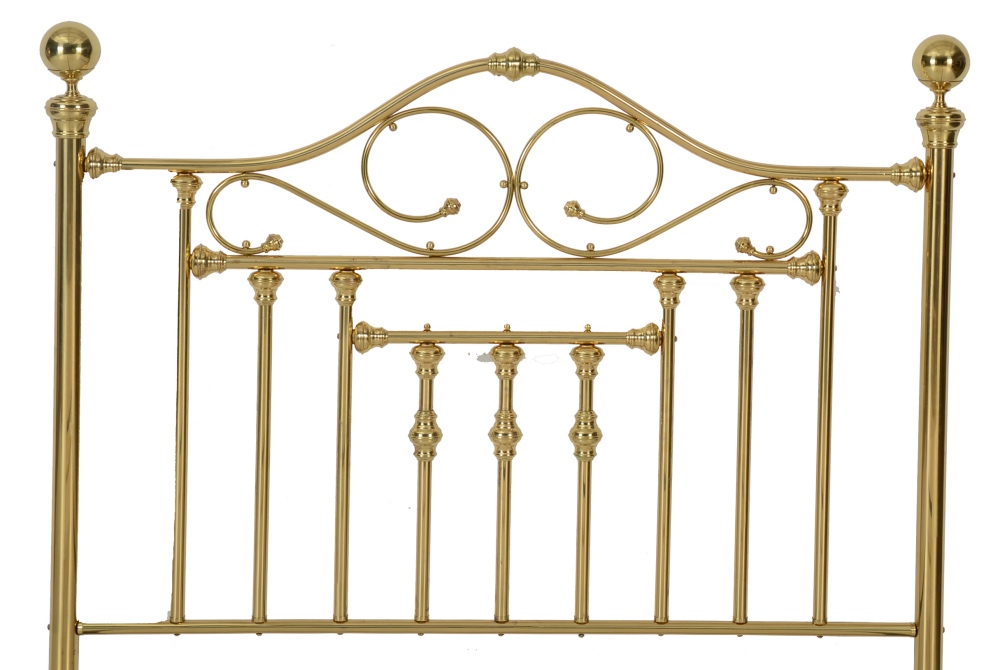 Full-Size Brass Bed Frame