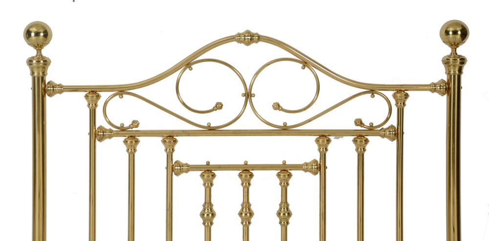 Full-Size Brass Bed Frame