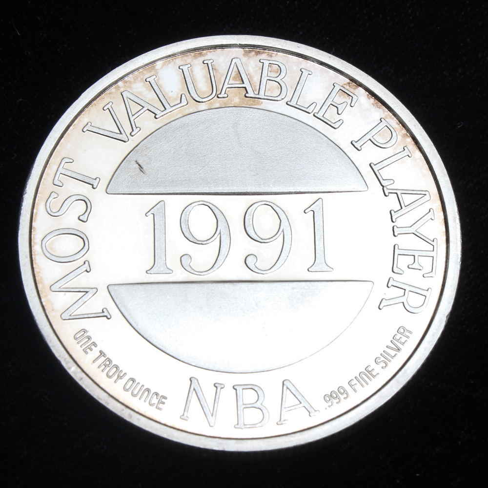 1991 Michael Jordan NBA MVP Medallion