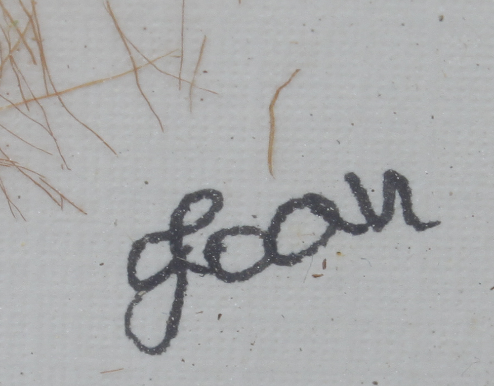 Framed Vintage Pressed Floral Artwork