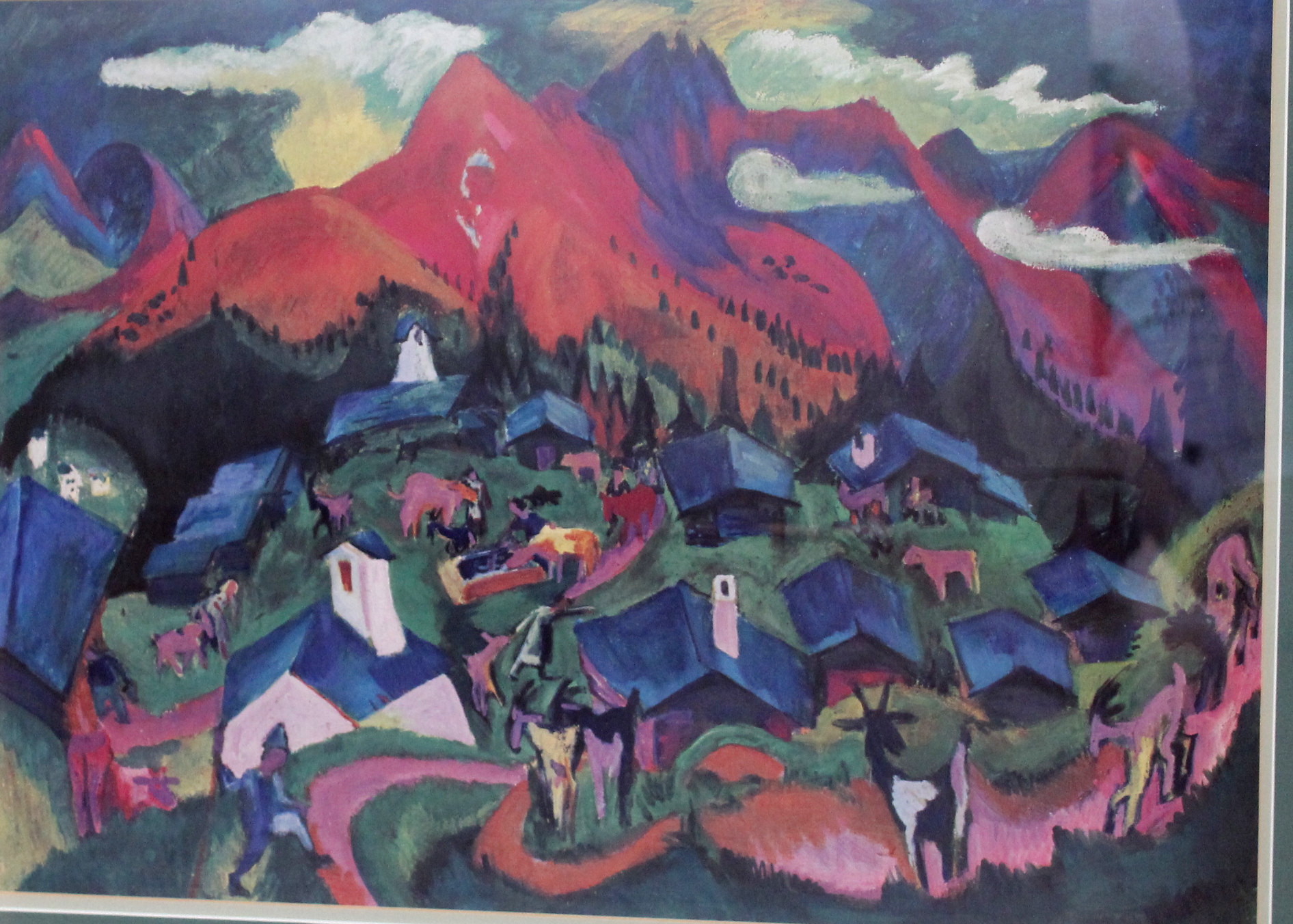 Pair of Framed E. L. Kirchner Prints