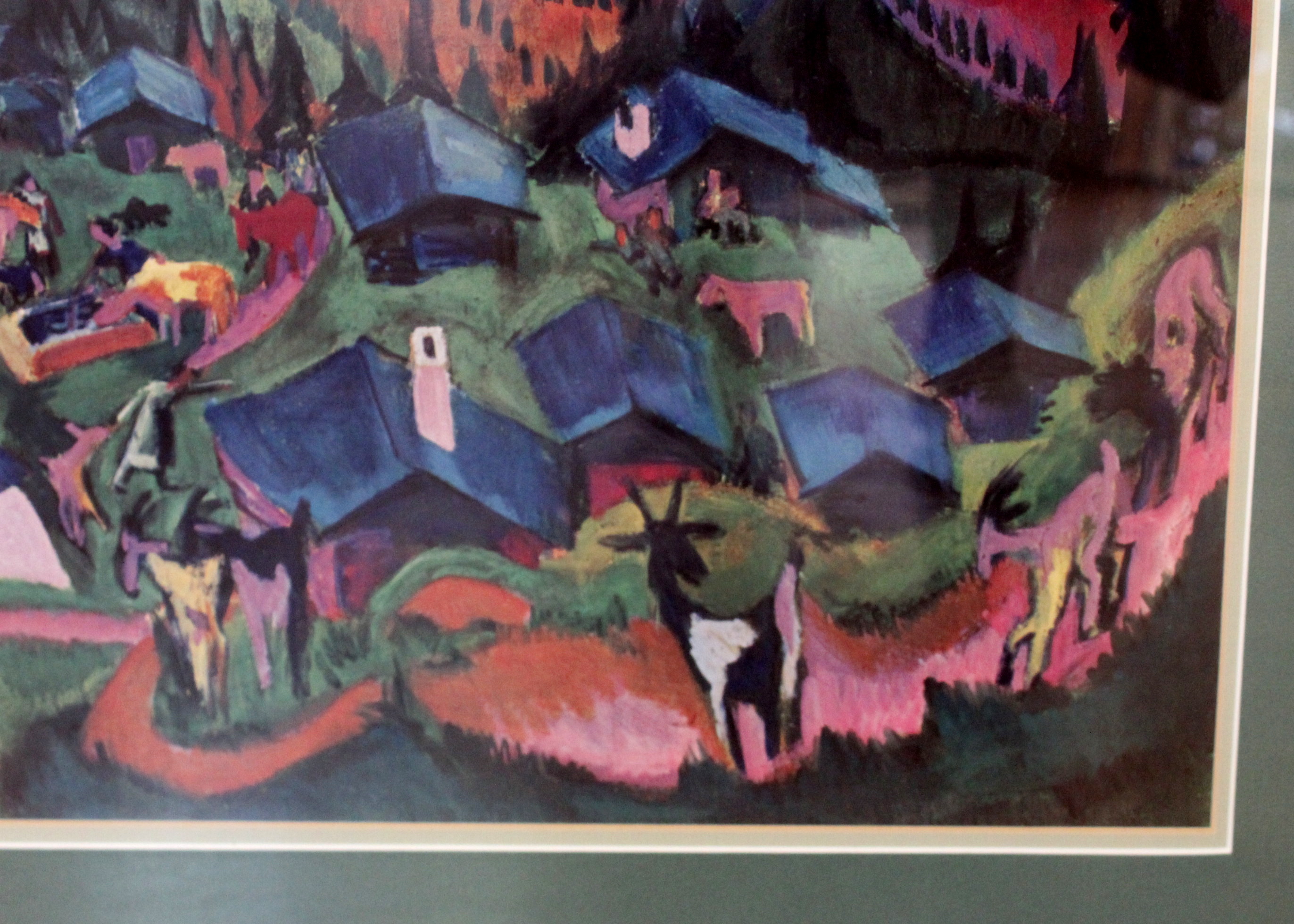 Pair of Framed E. L. Kirchner Prints