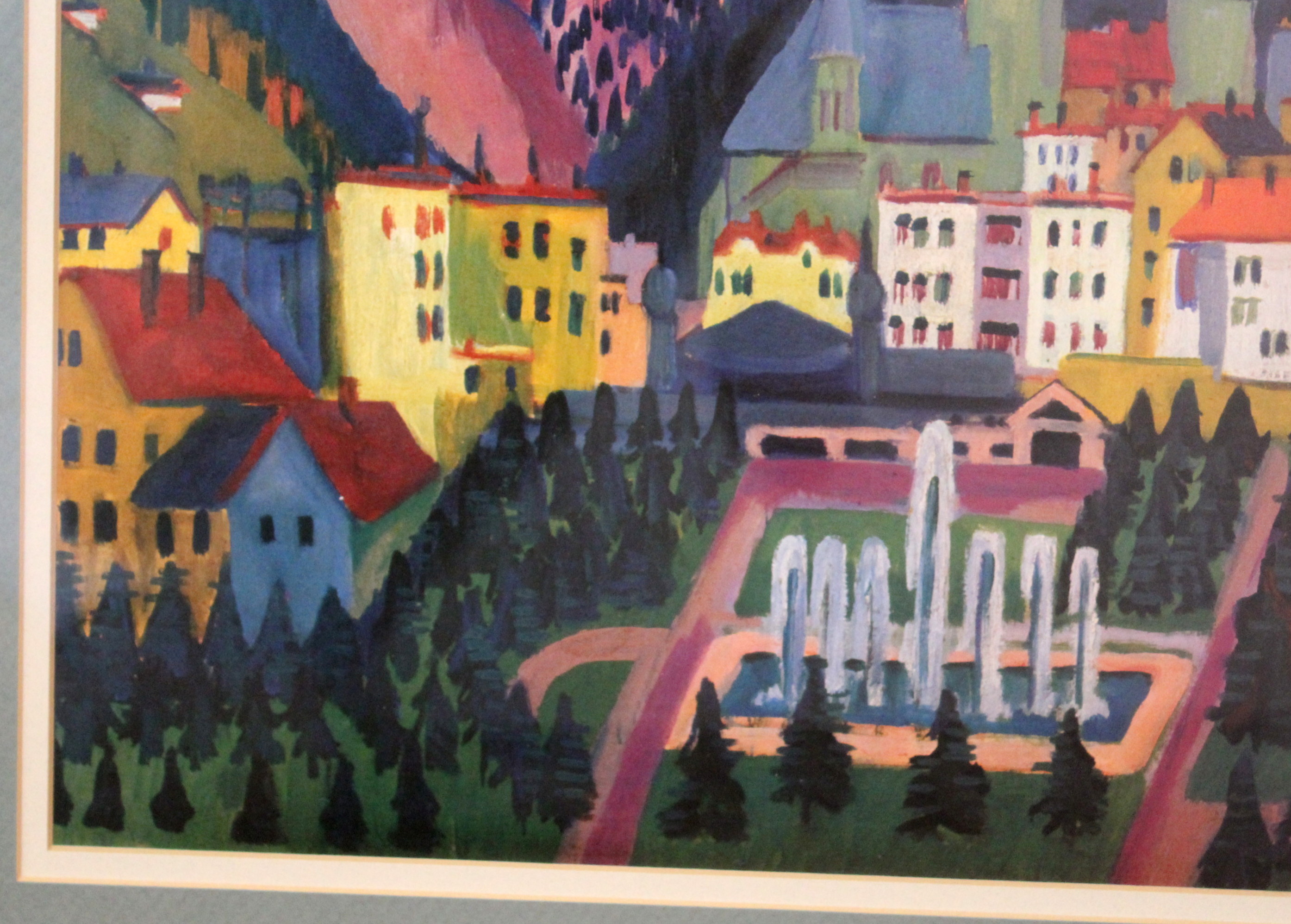 Pair of Framed E. L. Kirchner Prints