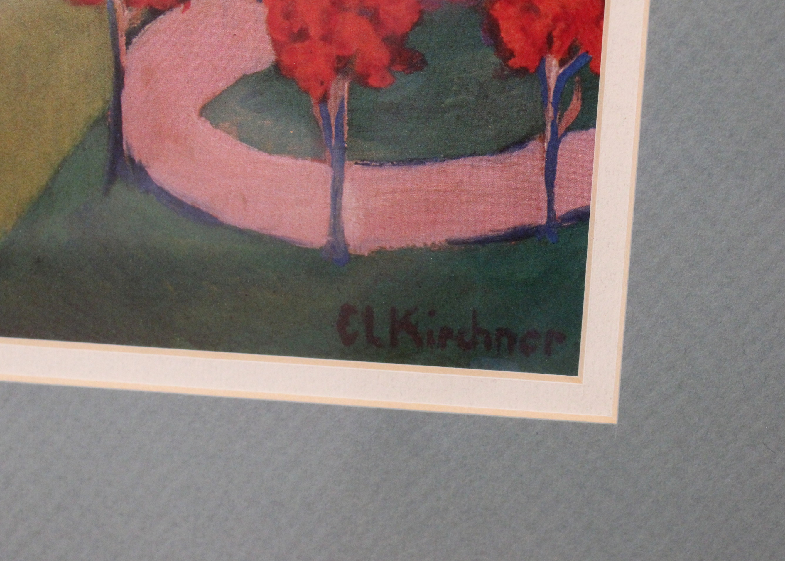 Pair of Framed E. L. Kirchner Prints
