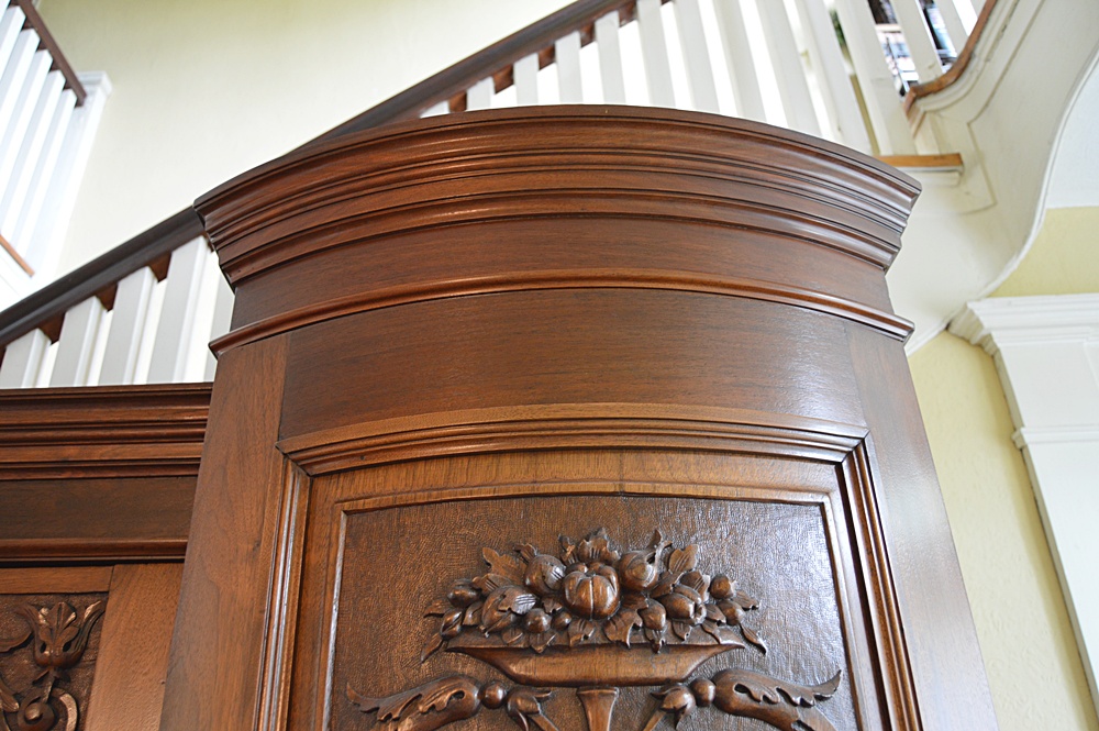 19th Century French Rococo Style Walnut Armoire