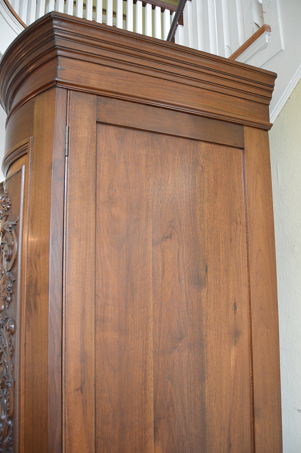 19th Century French Rococo Style Walnut Armoire