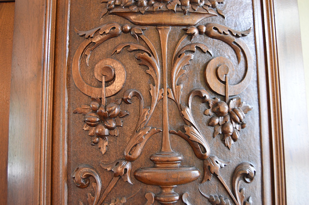 19th Century French Rococo Style Walnut Armoire